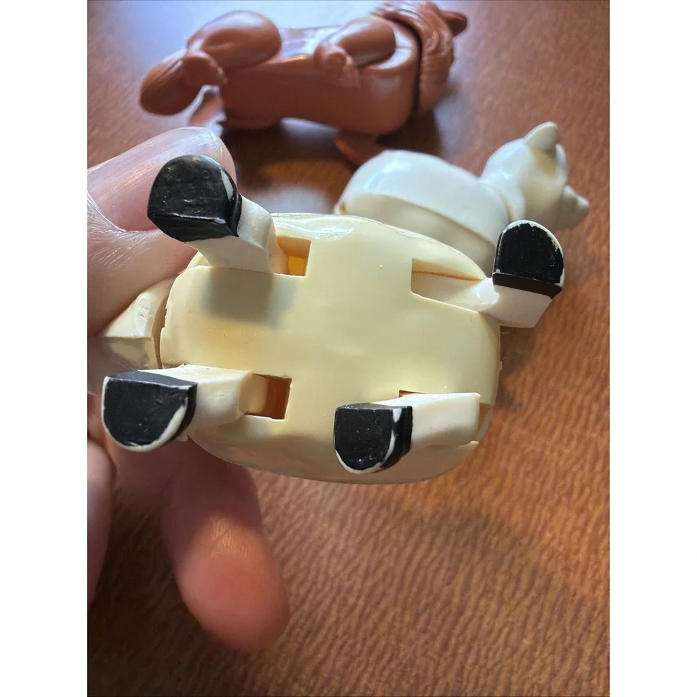 Vintage Playskool Lil Playmates Dog Collie Sheltie Red Brown‎ and Sheep 1970s